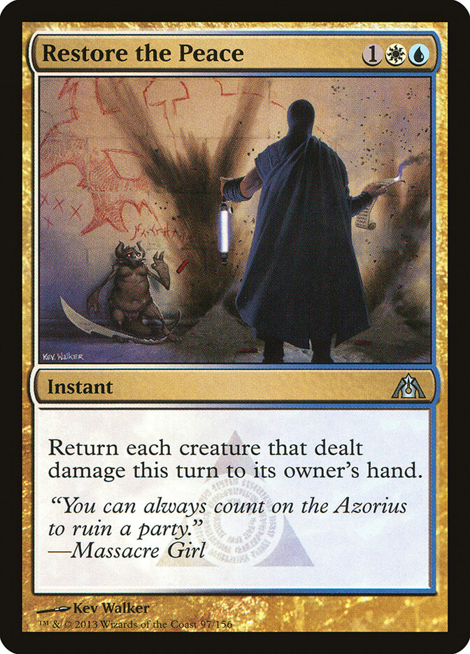 Restore the Peace (Dragon's Maze)