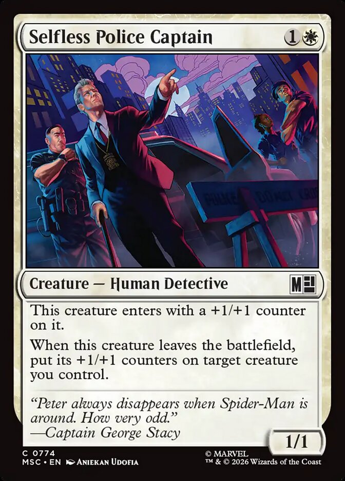 Selfless Police Captain (Marvel Super Heroes Commander)