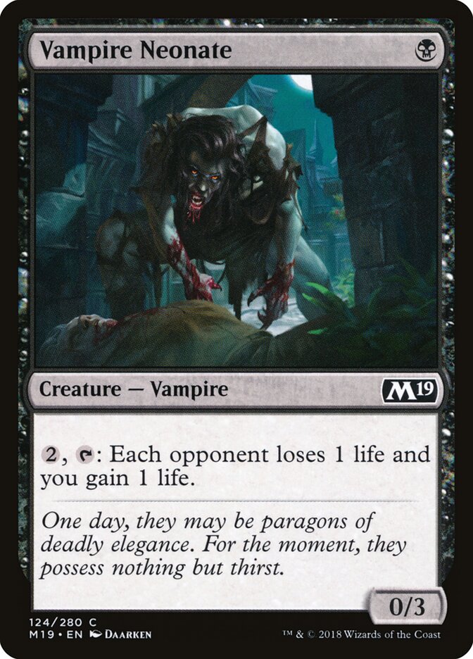 Vampire Neonate (Core Set 2019)