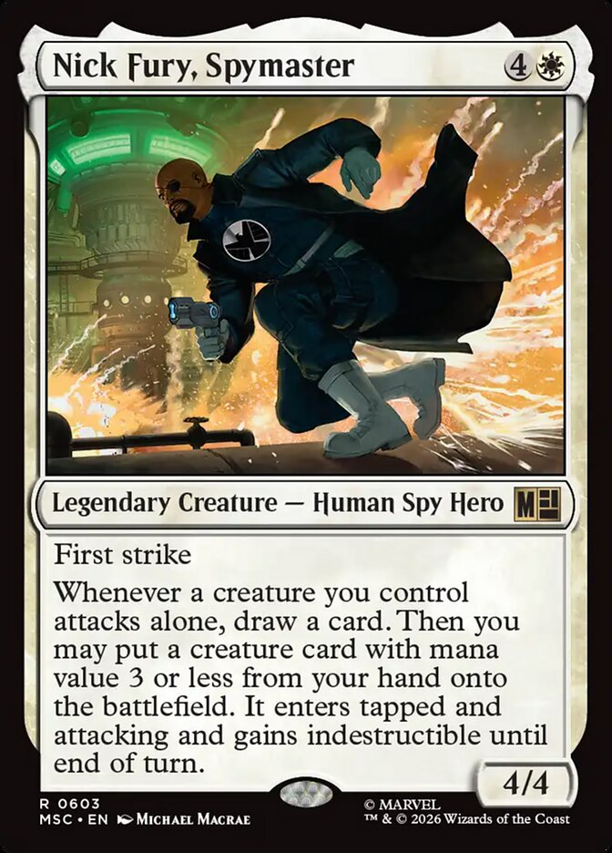 Nick Fury, Spymaster (Marvel Super Heroes Commander)