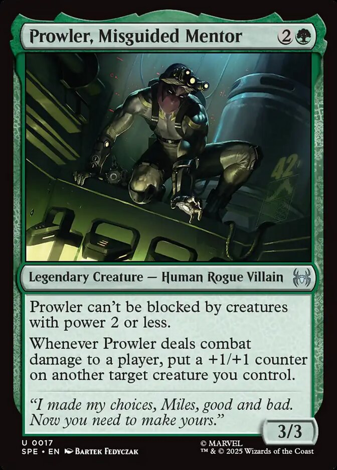 Prowler, Misguided Mentor (Marvel's Spider-Man Eternal)