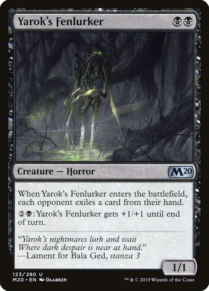 Yarok's Fenlurker (Core Set 2020)