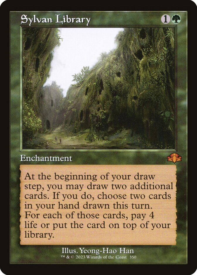 Sylvan Library (Dominaria Remastered)