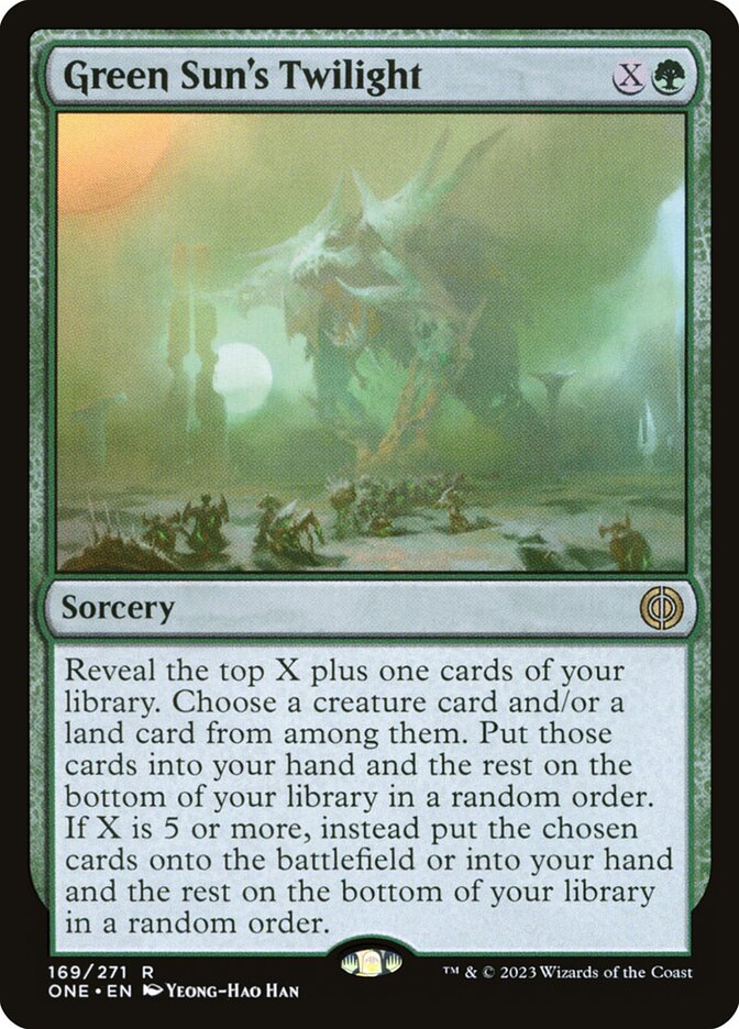 Green Sun's Twilight (Phyrexia: All Will Be One)