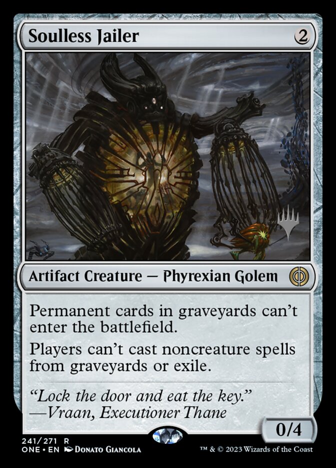 Soulless Jailer (Phyrexia: All Will Be One Promos)
