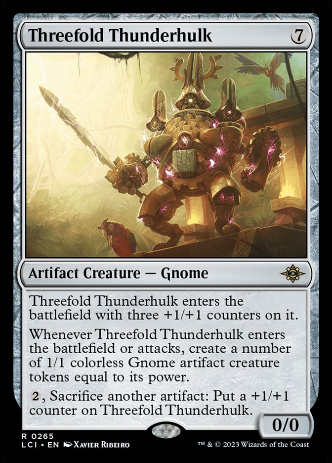 Threefold Thunderhulk (The Lost Caverns of Ixalan)