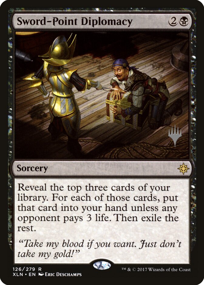 Sword-Point Diplomacy (Ixalan Promos)