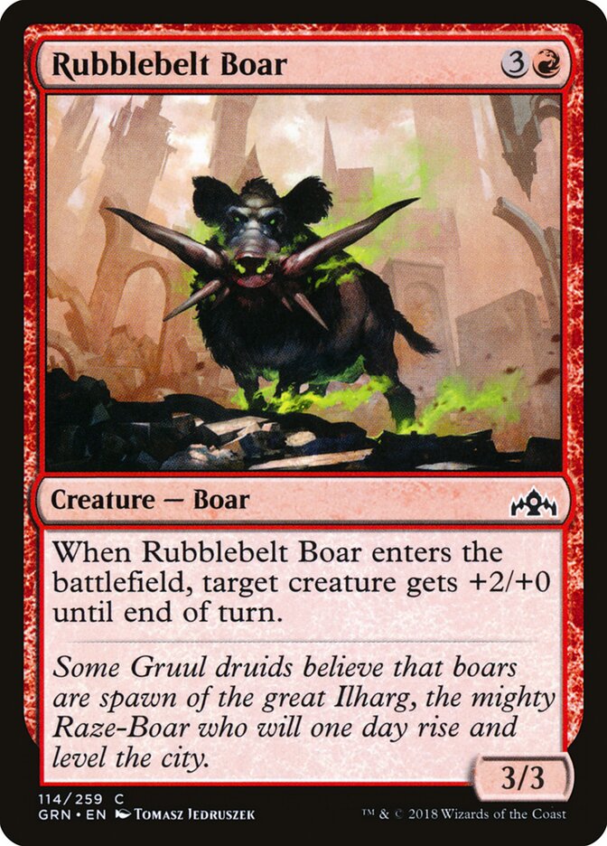 Rubblebelt Boar (Guilds of Ravnica)