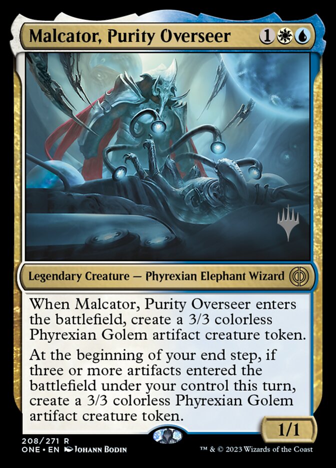 Malcator, Purity Overseer (Phyrexia: All Will Be One Promos)