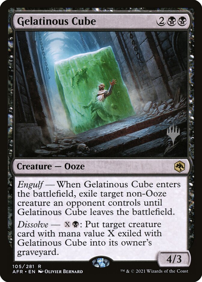 Gelatinous Cube (Adventures in the Forgotten Realms Promos)