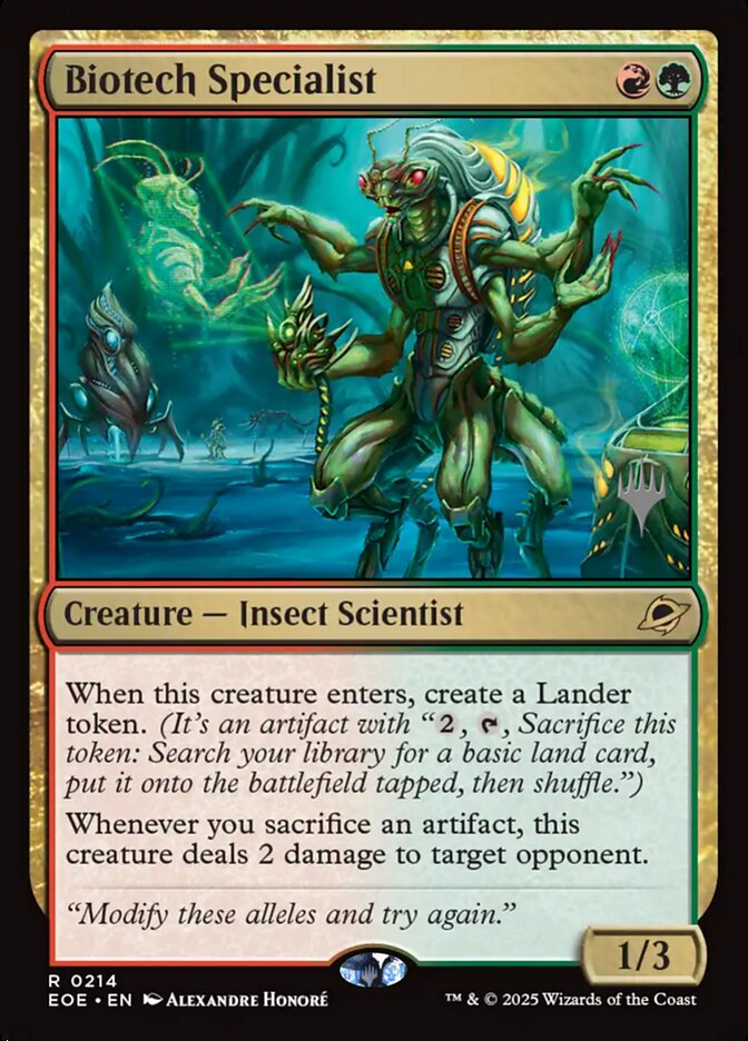 Biotech Specialist (Edge of Eternities Promos)