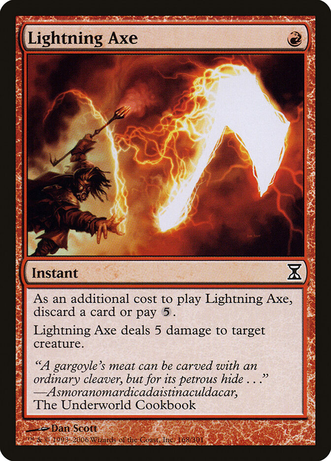 Lightning Axe (Time Spiral)