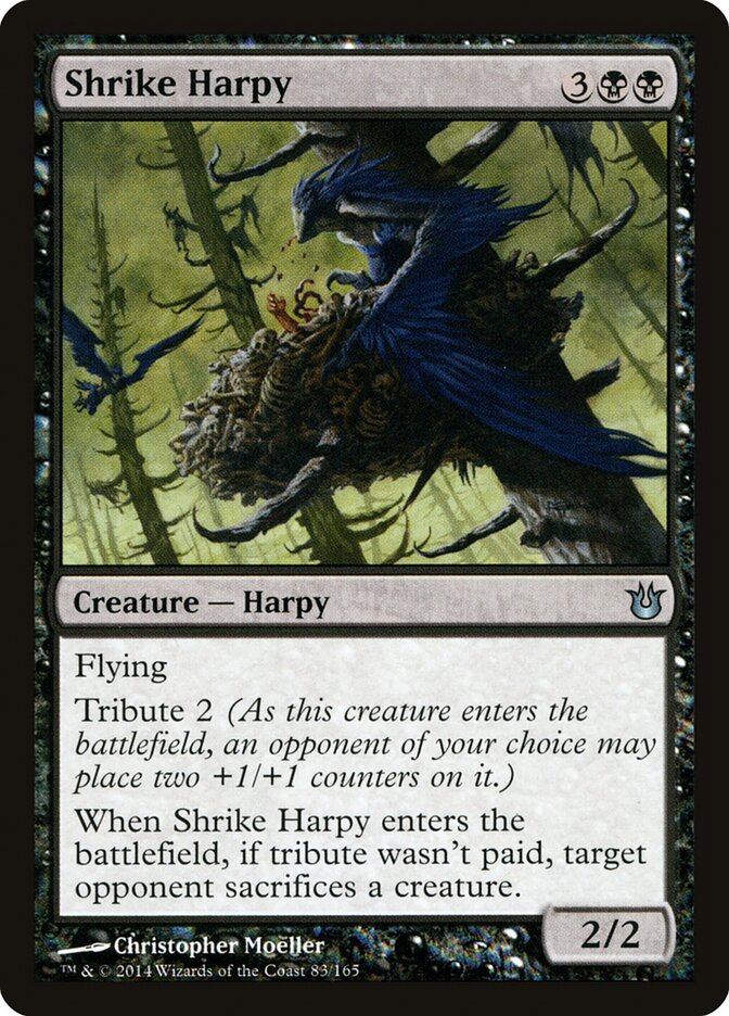 Shrike Harpy (Born of the Gods)