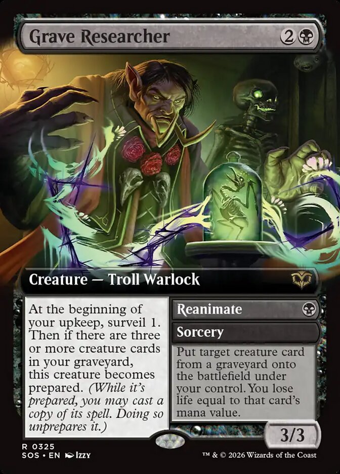 Grave Researcher // Reanimate (Secrets of Strixhaven)