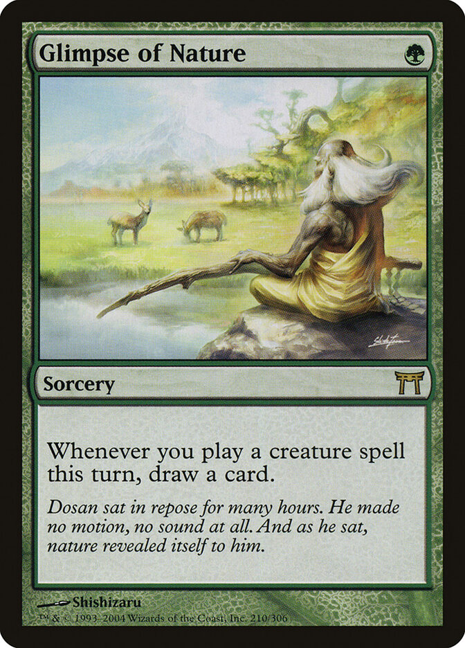 Glimpse of Nature (Champions of Kamigawa)