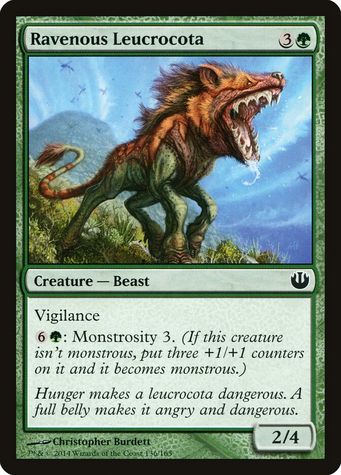 Ravenous Leucrocota (Journey into Nyx)