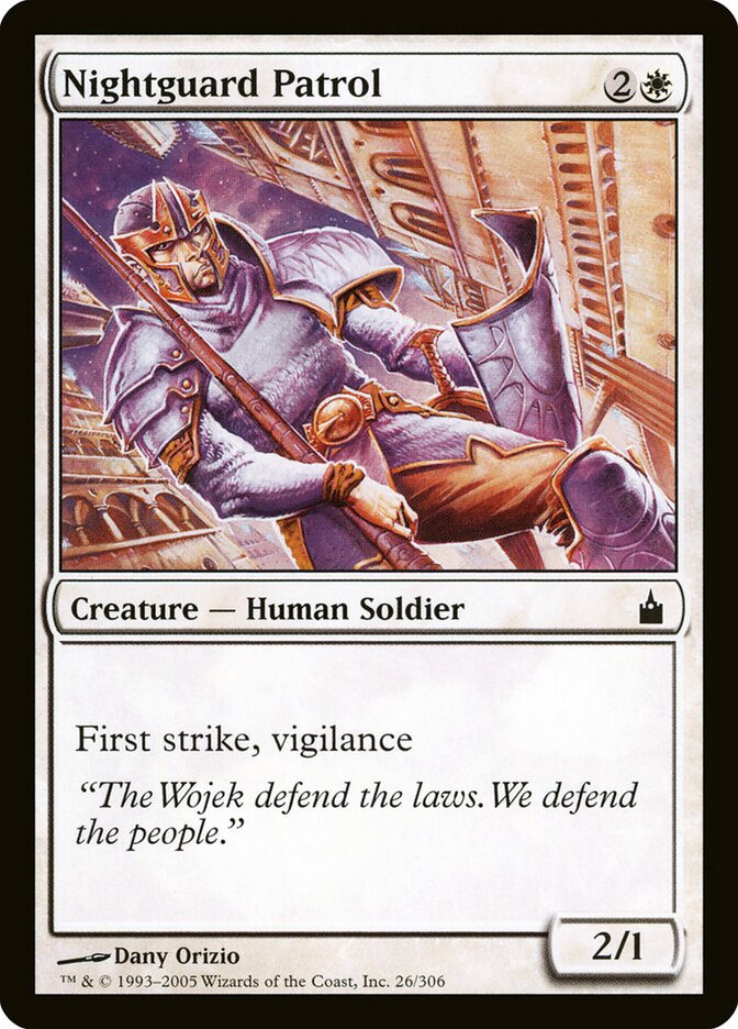 Nightguard Patrol (Ravnica: City of Guilds)