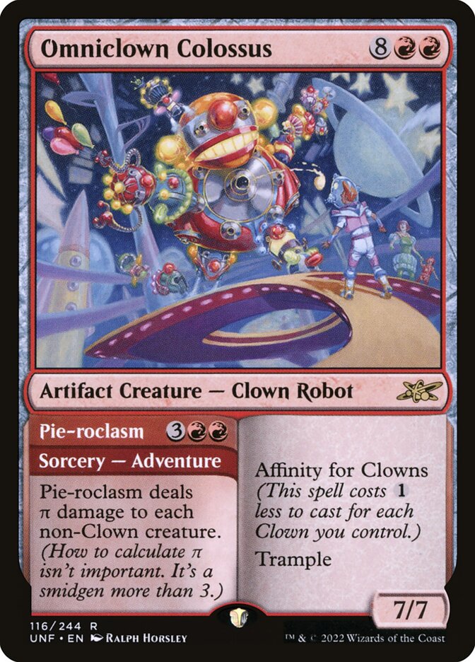 Omniclown Colossus // Pie-roclasm (Unfinity)