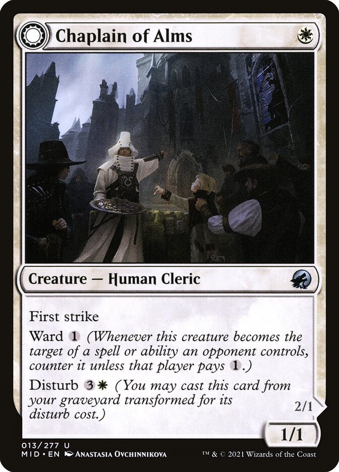 Chaplain of Alms (Innistrad: Midnight Hunt)