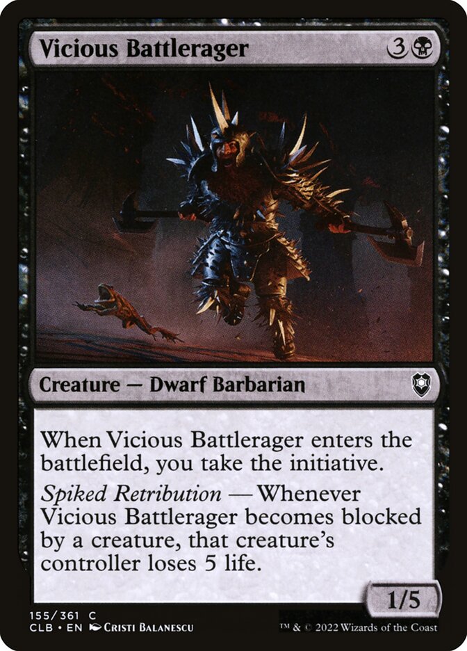 Vicious Battlerager (Commander Legends: Battle for Baldur's Gate)