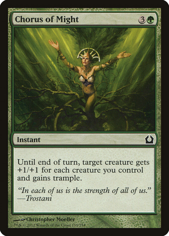 Chorus of Might (Return to Ravnica)