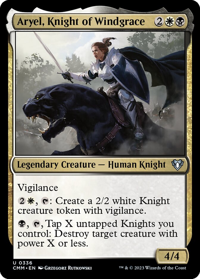 Aryel, Knight of Windgrace (Commander Masters)