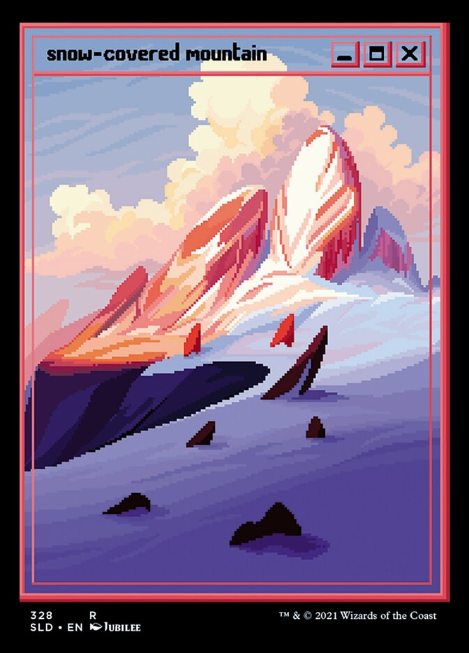 Snow-Covered Mountain (Secret Lair Drop)