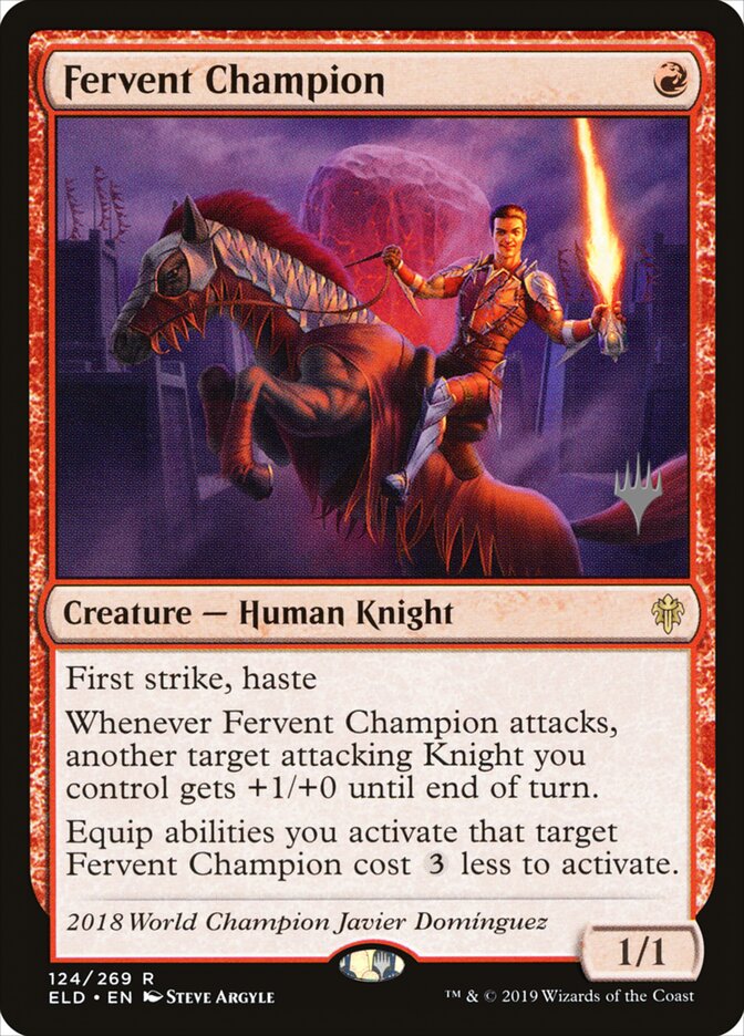 Fervent Champion (Throne of Eldraine Promos)
