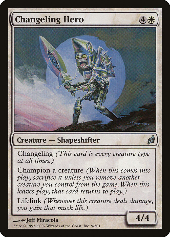 Changeling Hero (Lorwyn)
