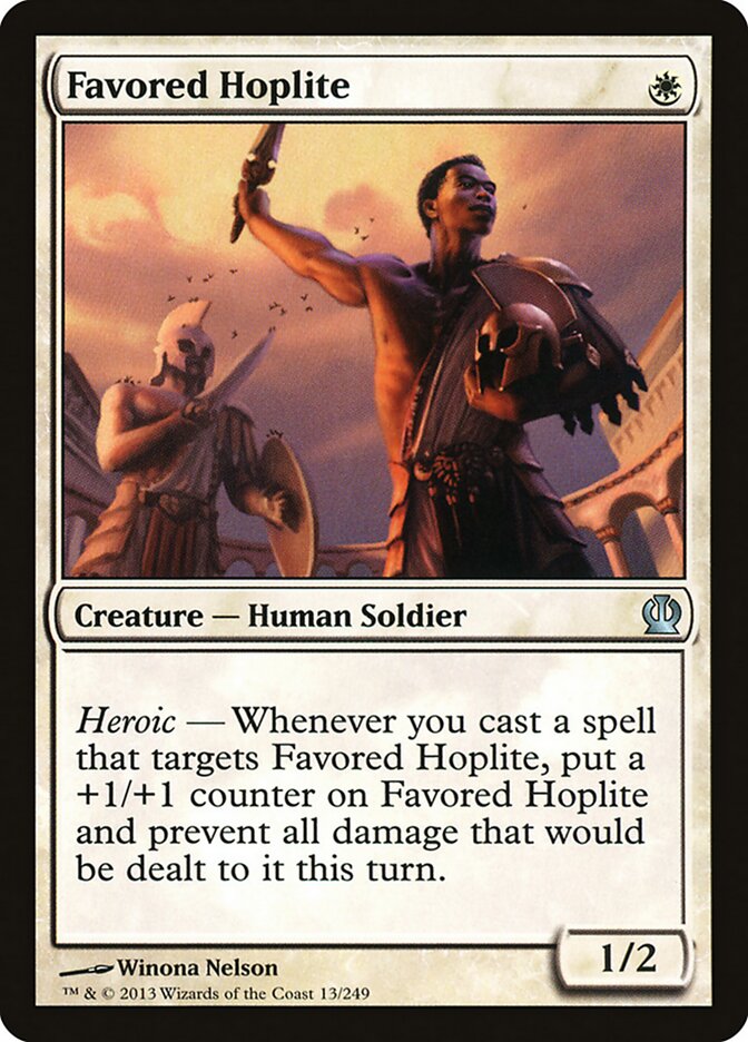 Favored Hoplite (Theros)