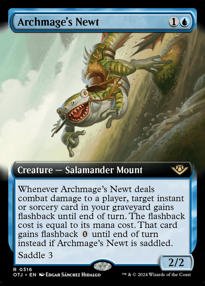 Archmage's Newt (Outlaws of Thunder Junction)