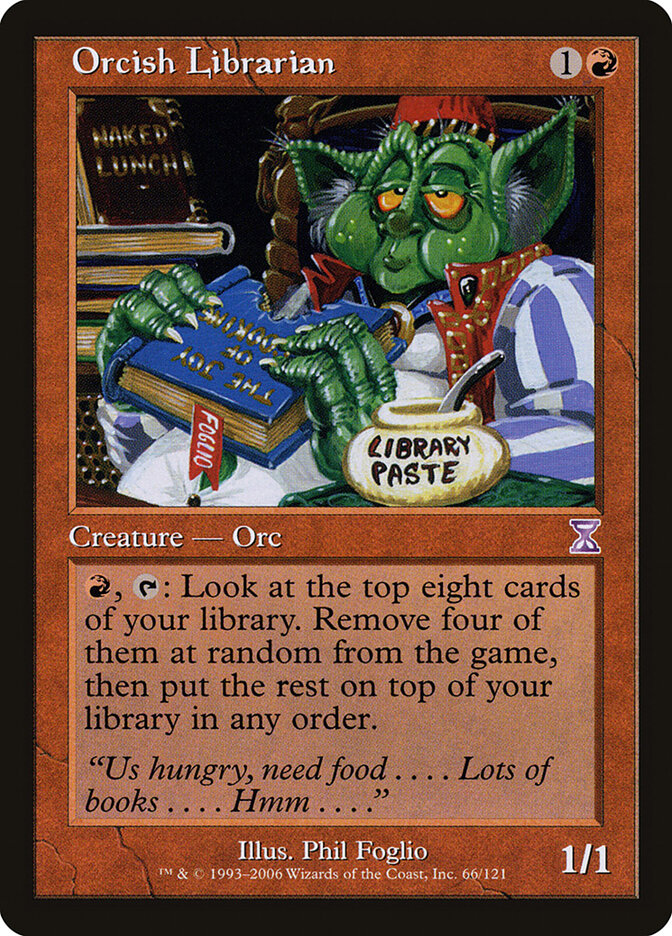 Orcish Librarian (Time Spiral Timeshifted)