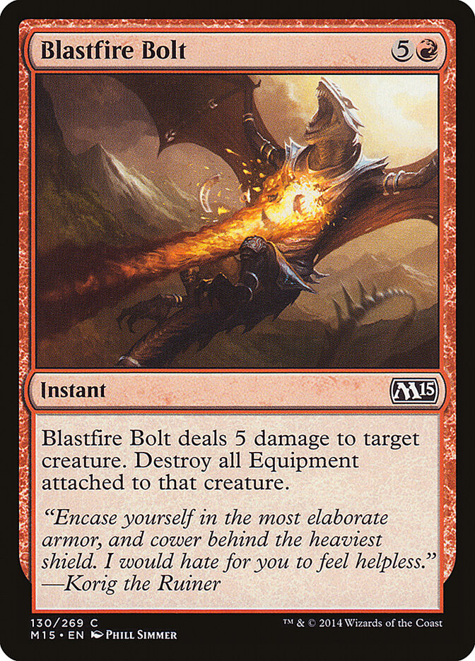 Blastfire Bolt (Magic 2015)