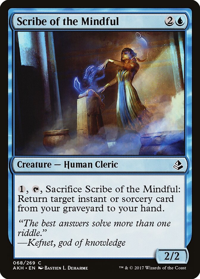 Scribe of the Mindful (Amonkhet)