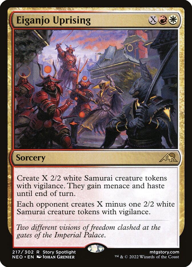 Eiganjo Uprising (Kamigawa: Neon Dynasty)