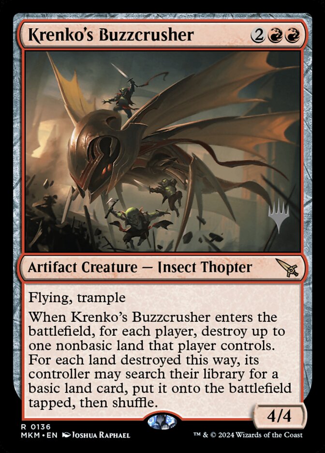Krenko's Buzzcrusher (Murders at Karlov Manor Promos)