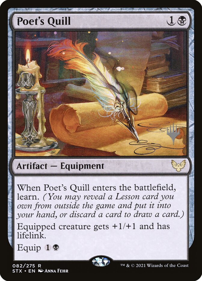 Poet's Quill (Strixhaven: School of Mages Promos)