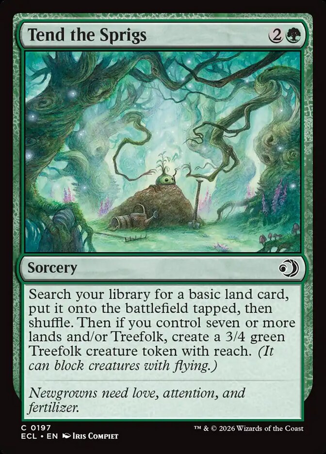 Tend the Sprigs (Lorwyn Eclipsed)