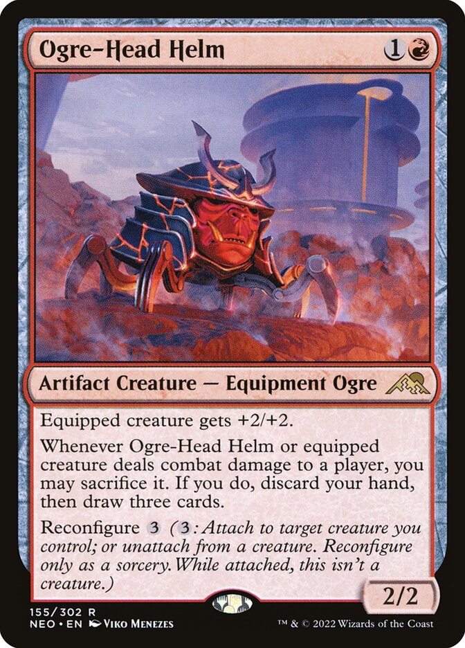 Ogre-Head Helm (Kamigawa: Neon Dynasty)