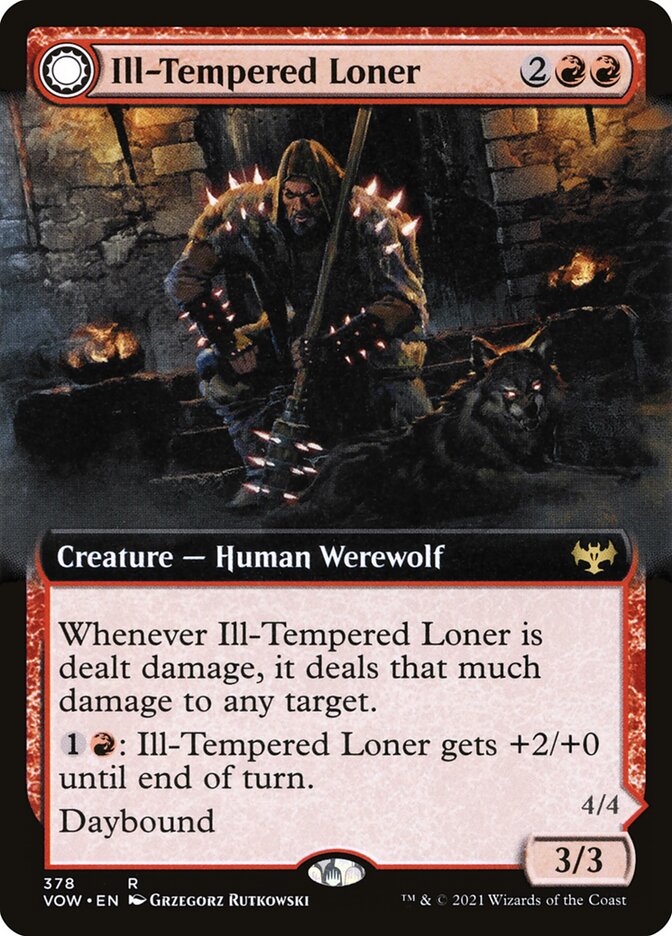 Ill-Tempered Loner (Innistrad: Crimson Vow)