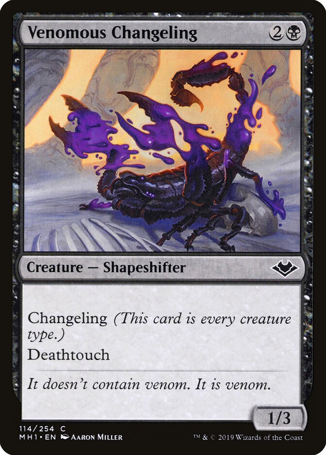 Venomous Changeling (Modern Horizons)