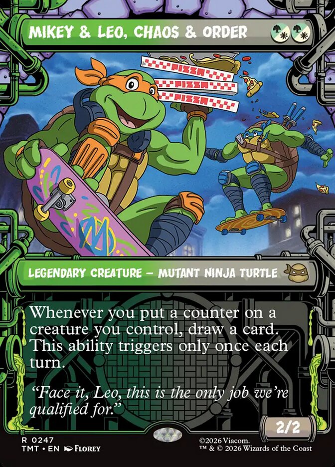 Mikey & Leo, Chaos & Order (Teenage Mutant Ninja Turtles)