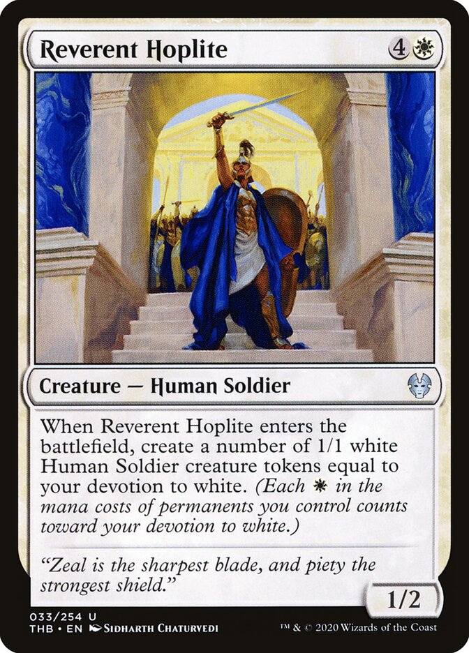 Reverent Hoplite (Theros Beyond Death)