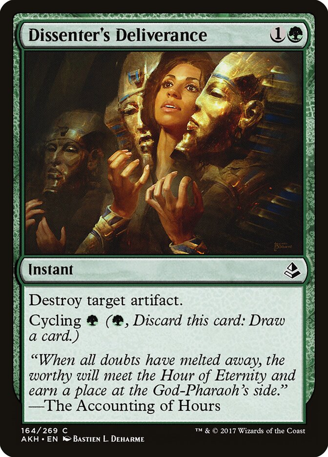 Dissenter's Deliverance (Amonkhet)