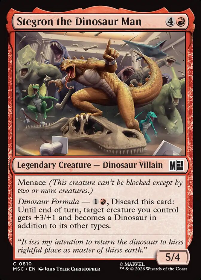 Stegron the Dinosaur Man (Marvel Super Heroes Commander)