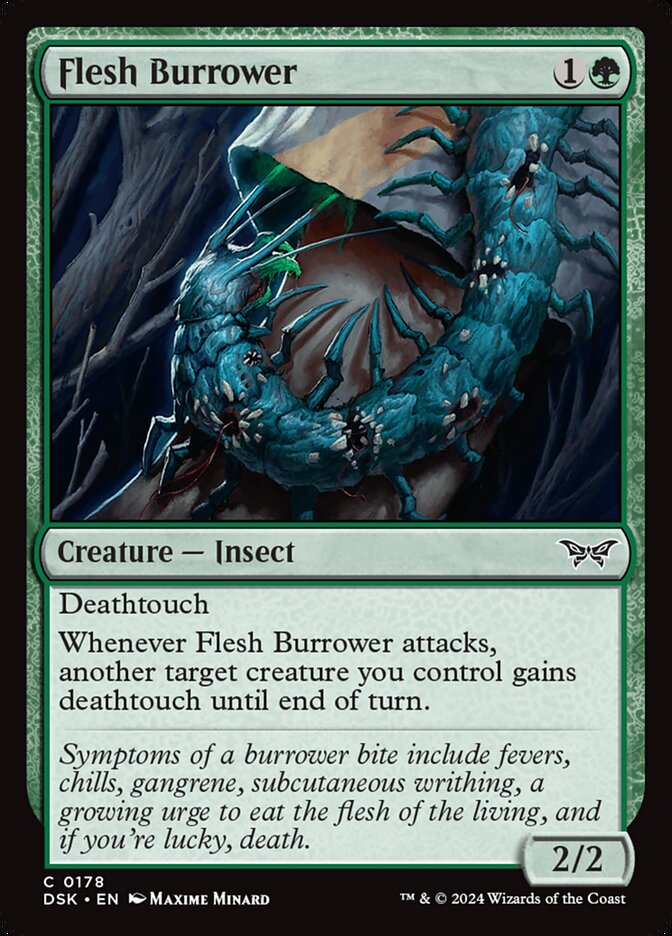 Flesh Burrower (Duskmourn: House of Horror)