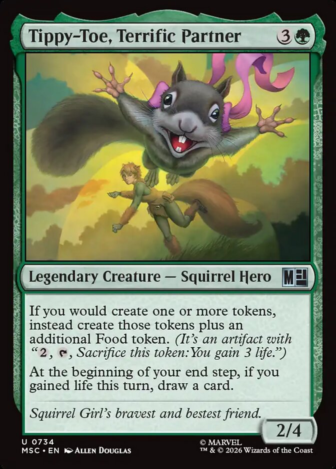 Tippy-Toe, Terrific Partner (Marvel Super Heroes Commander)