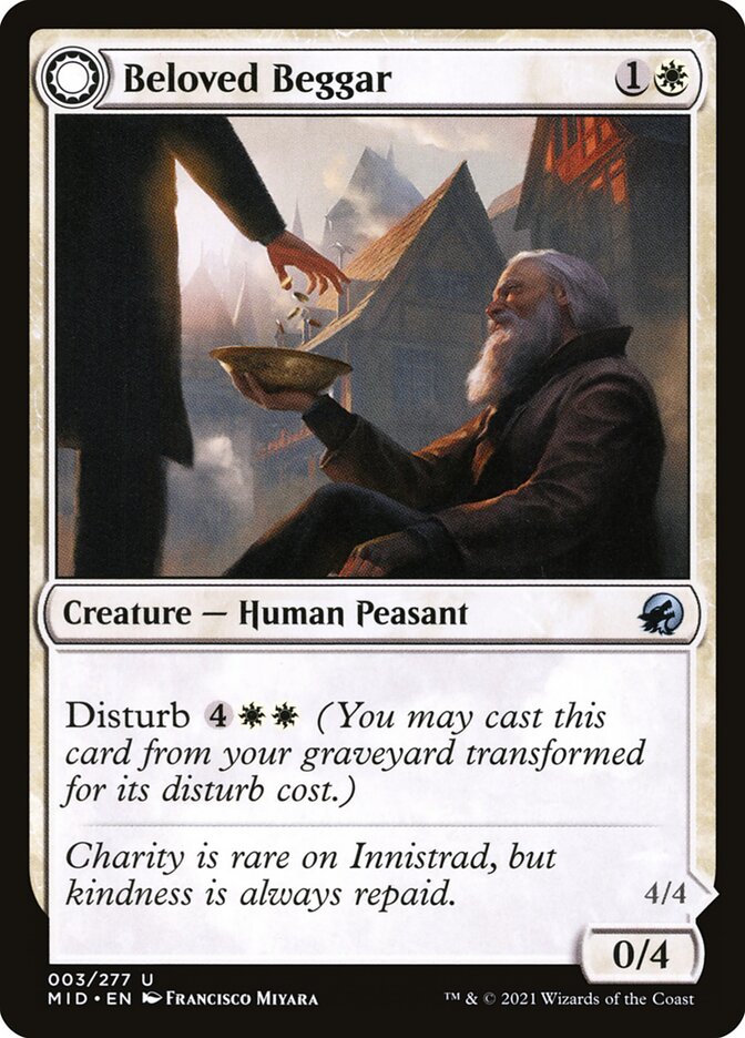 Beloved Beggar (Innistrad: Midnight Hunt)