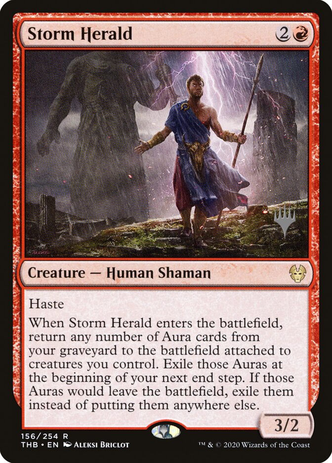 Storm Herald (Theros Beyond Death Promos)