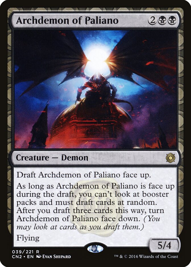 Archdemon of Paliano (Conspiracy: Take the Crown)